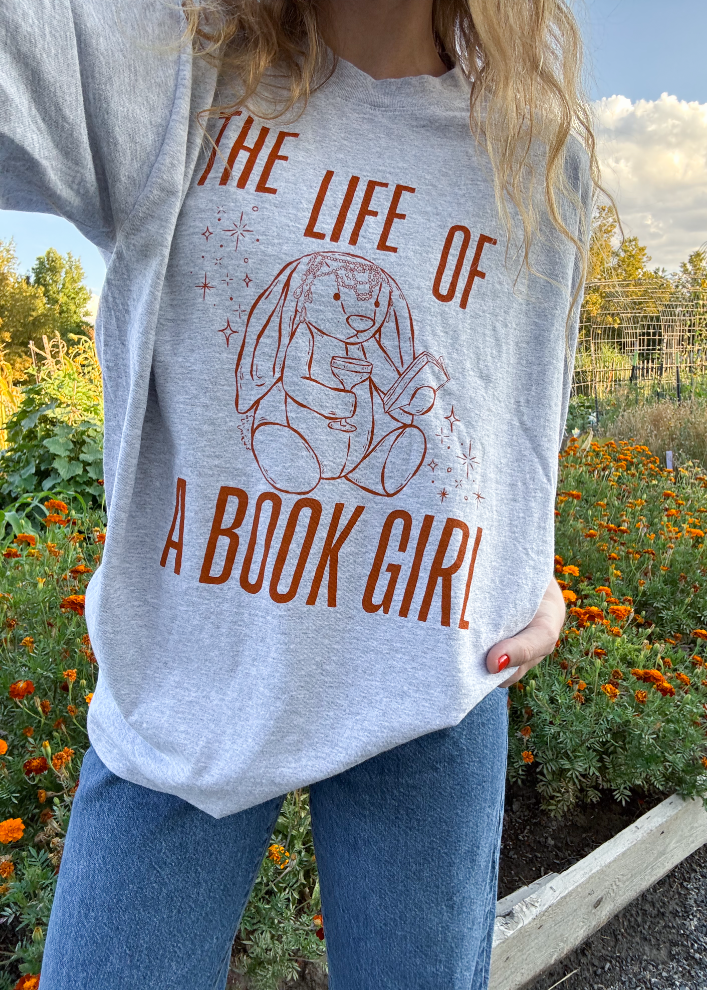 the life of a book girl in ash grey