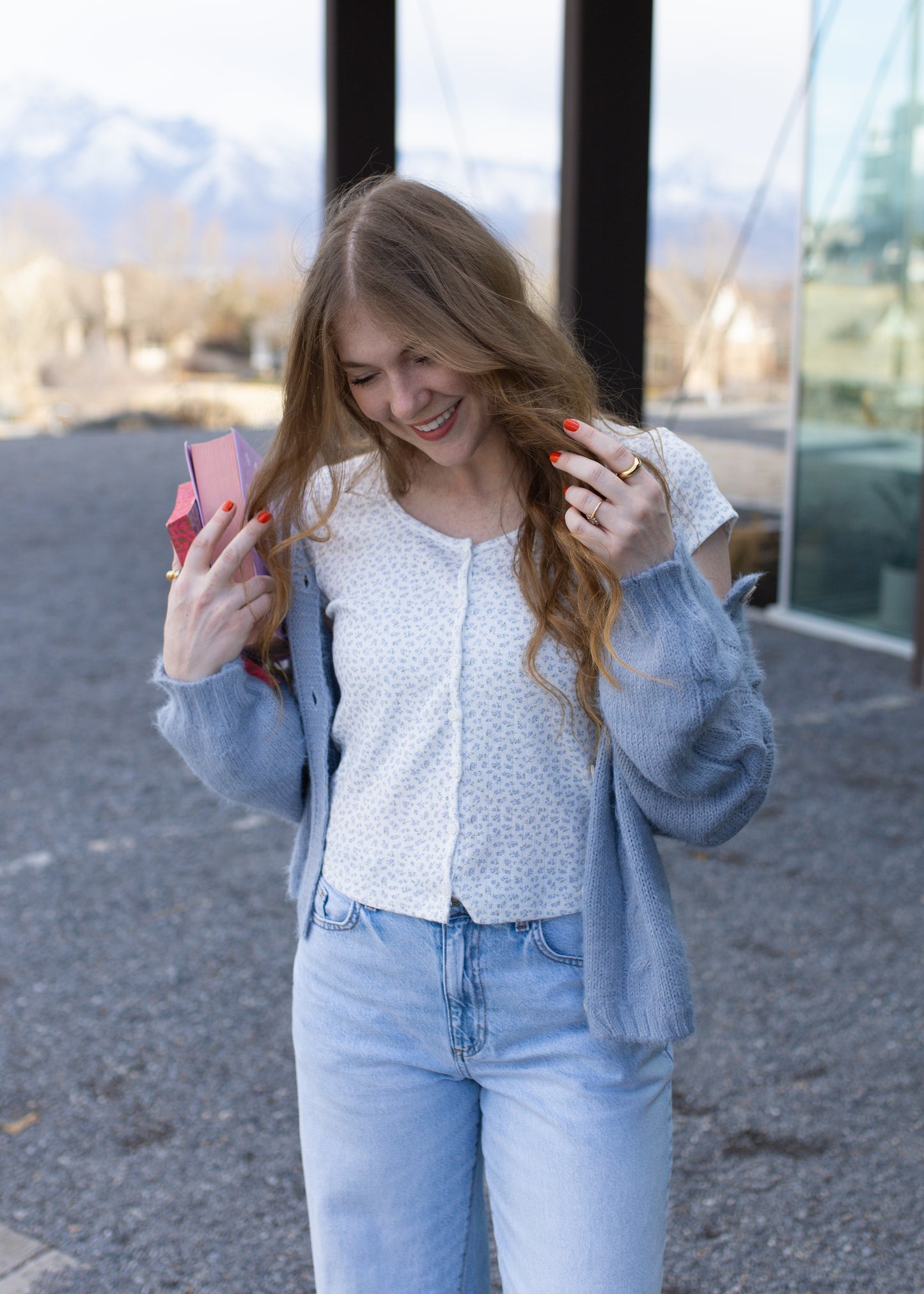 love story top in lavender