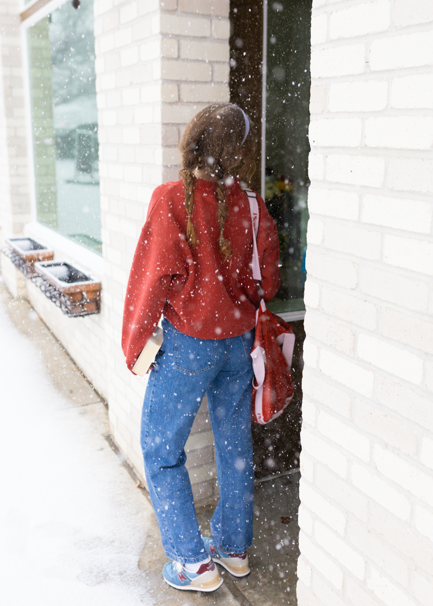 fangirl v-neck sweatshirt