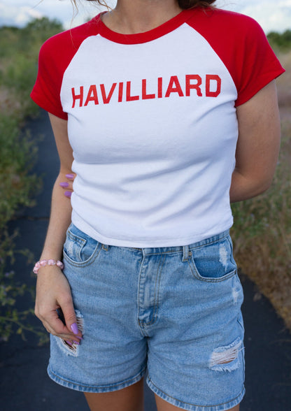 havilliard baseball tee