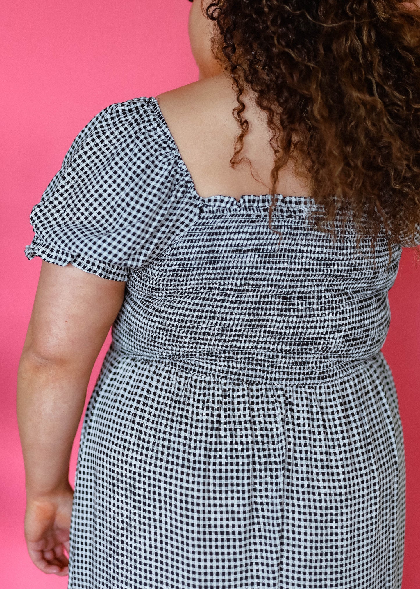 go the distance gingham dress