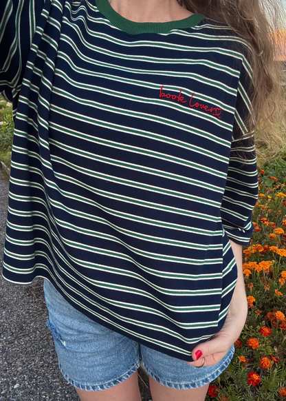 book lover boxy tee
