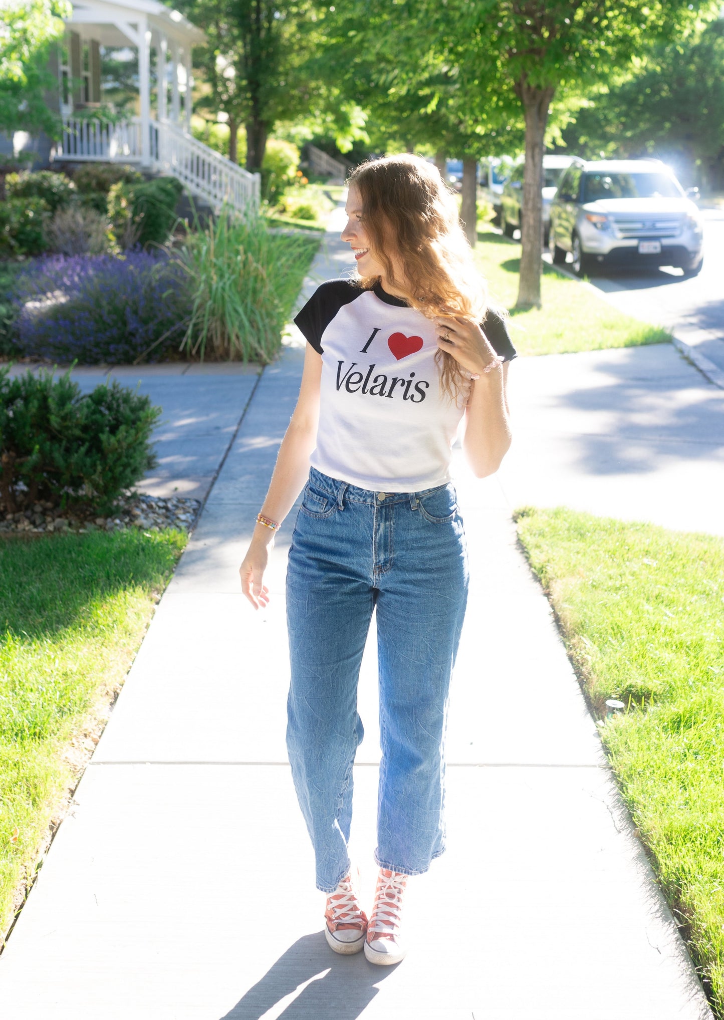 i heart velaris baseball tee