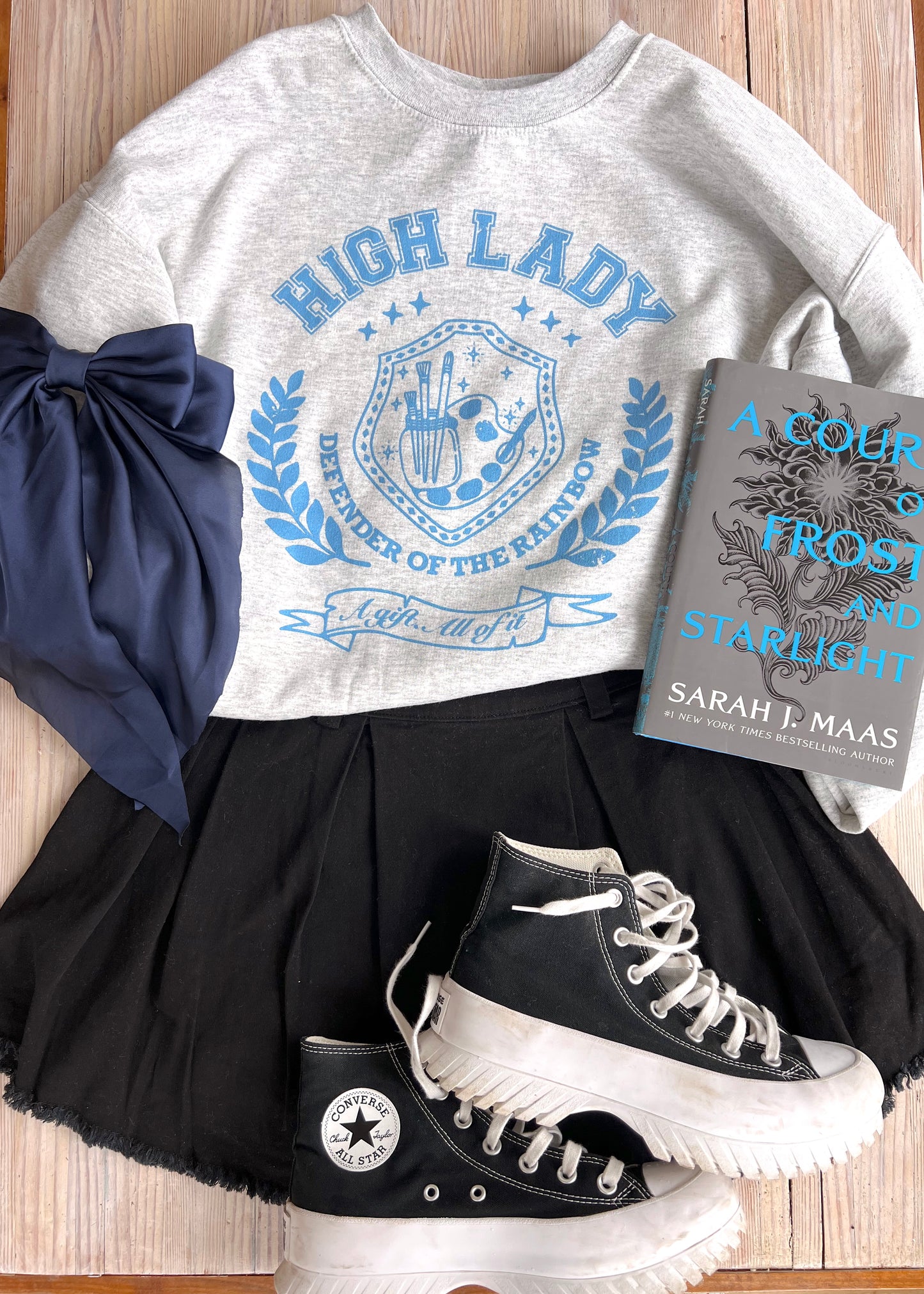 high lady crewneck