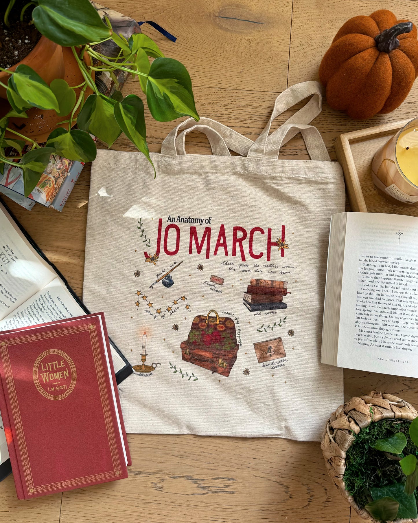 an anatomy of jo tote bag