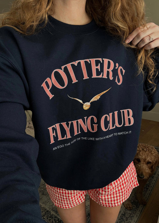 potter's flying club crewneck