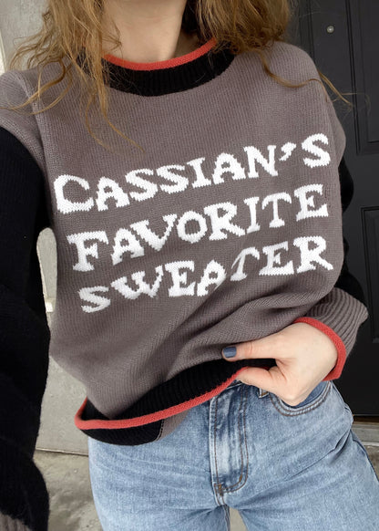 cassian's favorite sweater