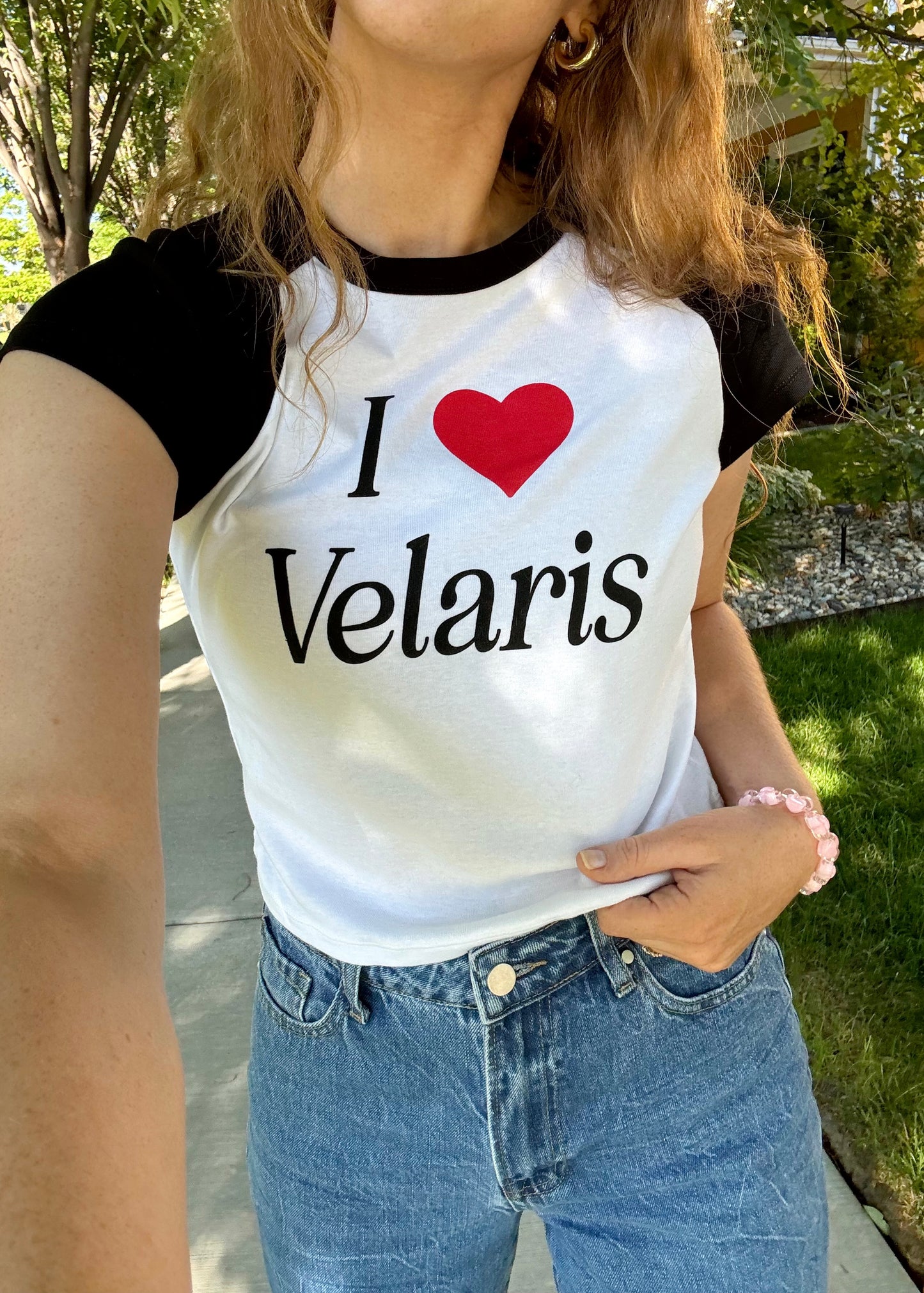 i heart velaris baseball tee