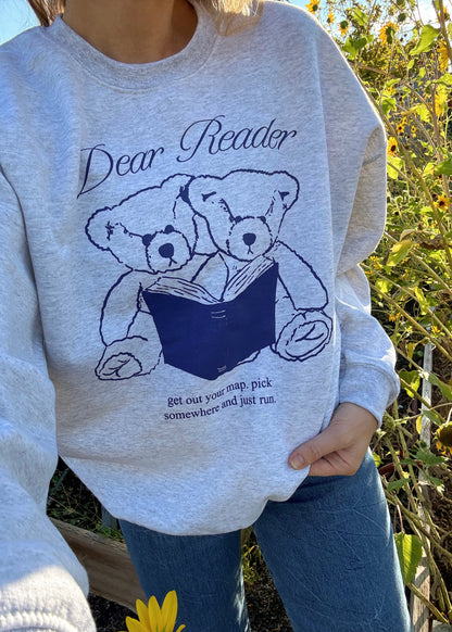 dear reader crewneck