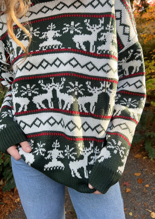 christmas tree farm sweater