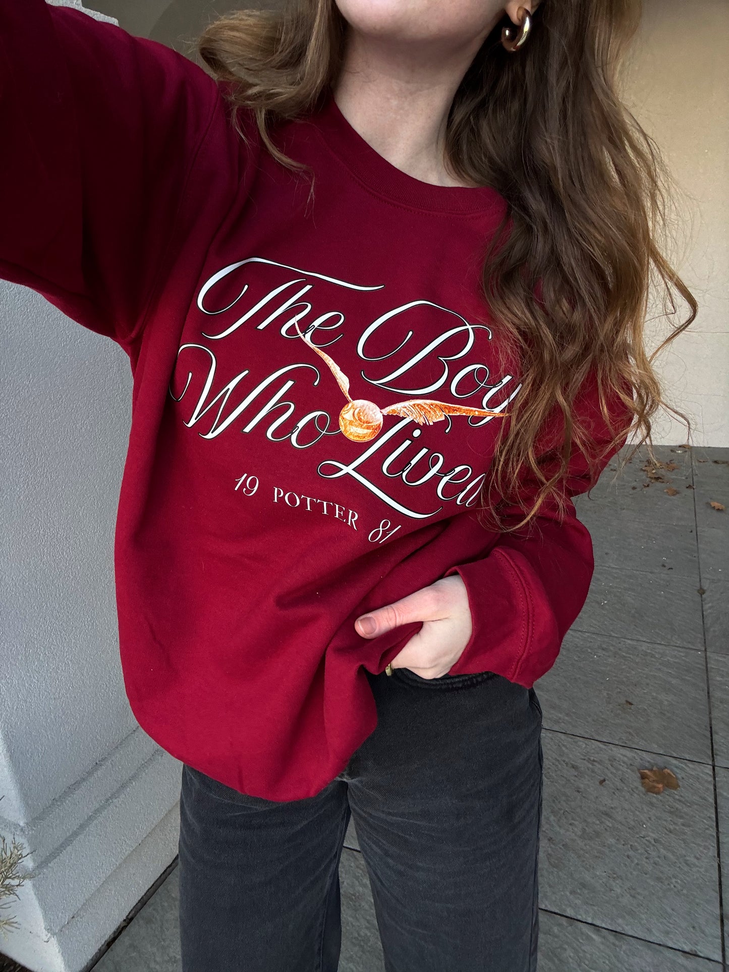 the boy who lived crewneck