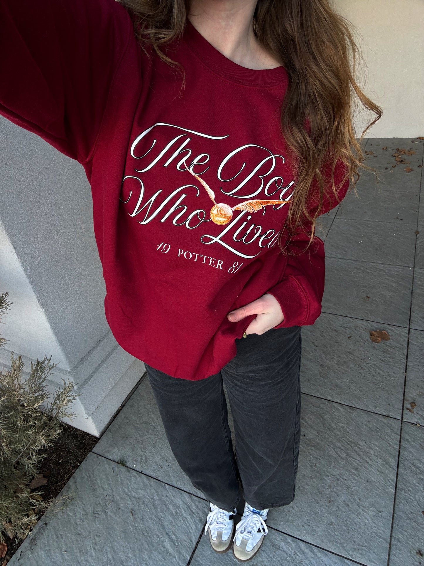 the boy who lived crewneck