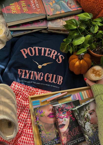 potter's flying club crewneck