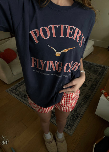 potter's flying club tee