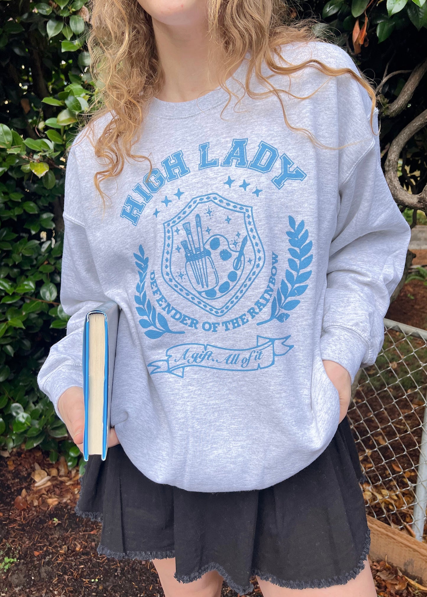 high lady crewneck