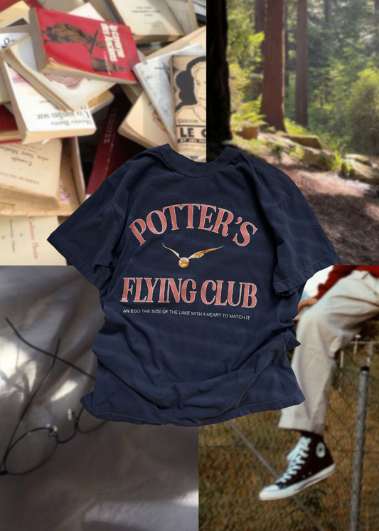 potter's flying club tee