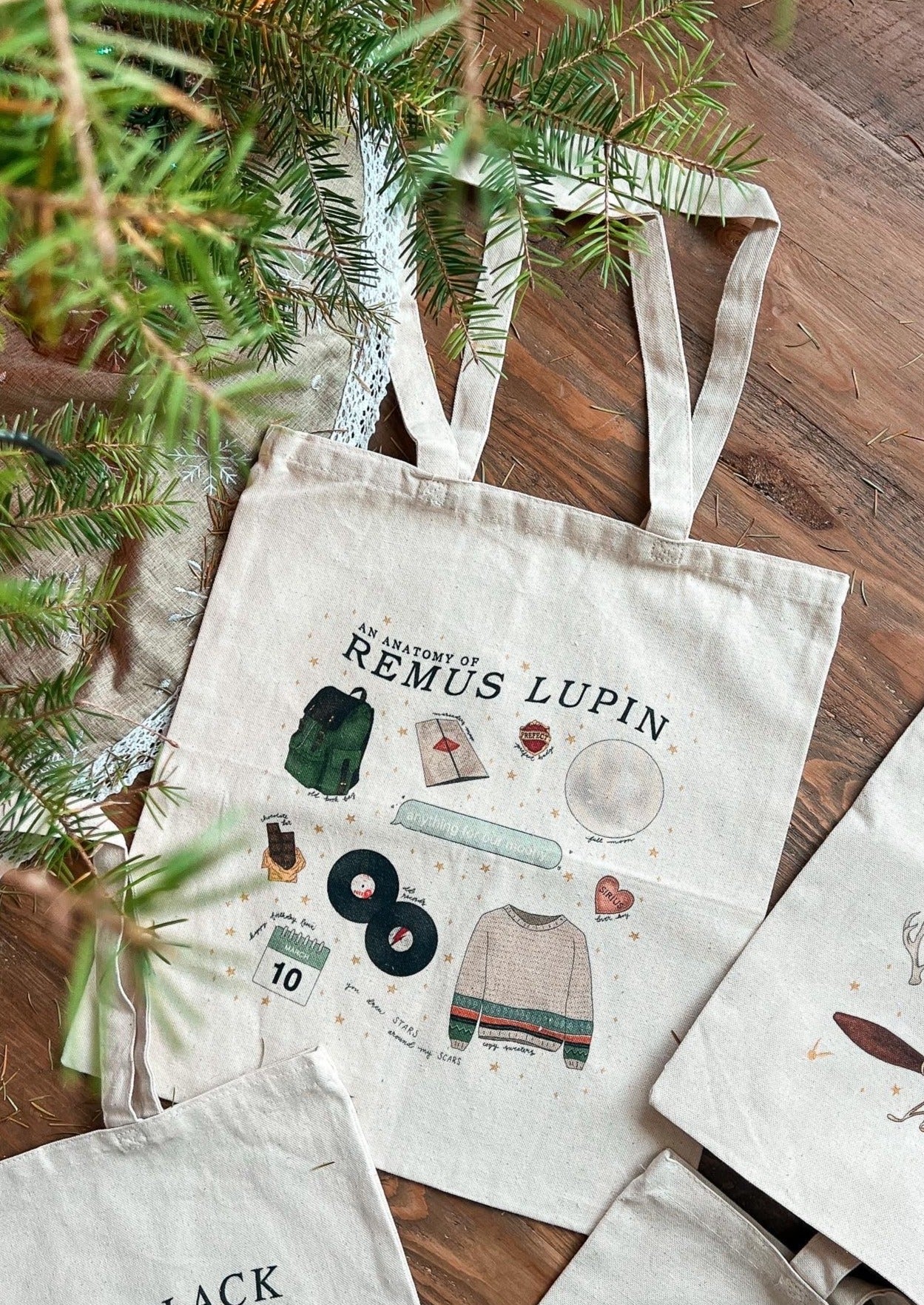 anatomy of remus tote bag – The Common Room