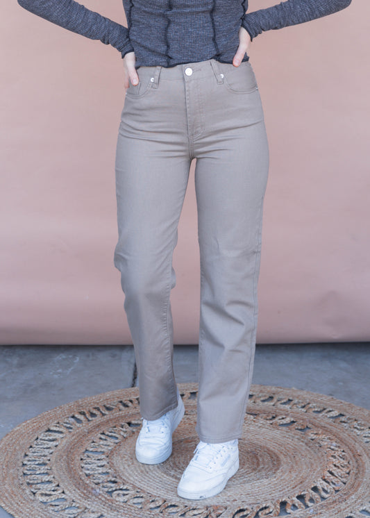 keep driving pants in latte