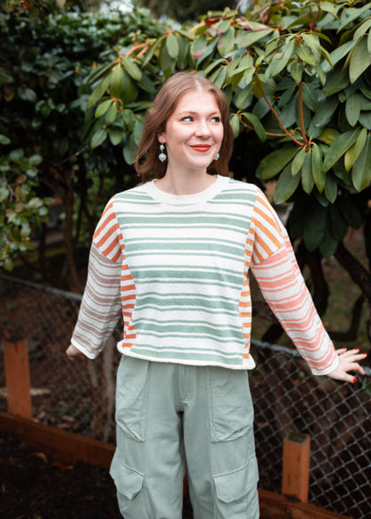 gred & forge color-block sweater