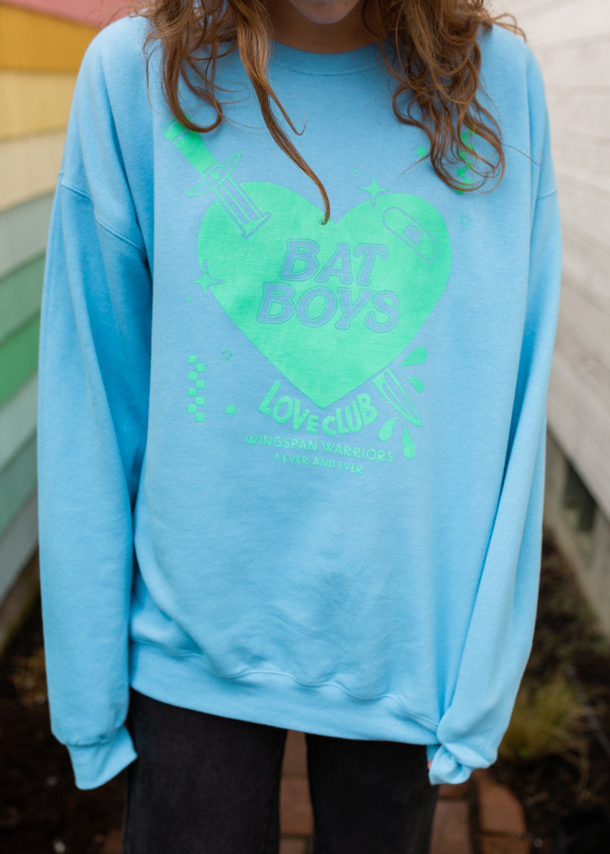bat boys love club crewneck – The Common Room
