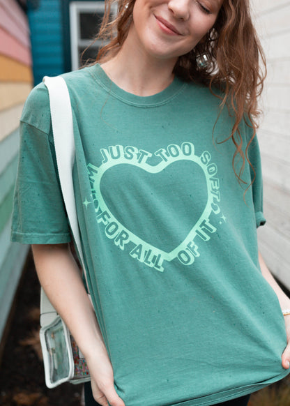 too soft tee in green