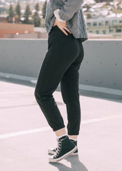 starlight streetwear pants in black