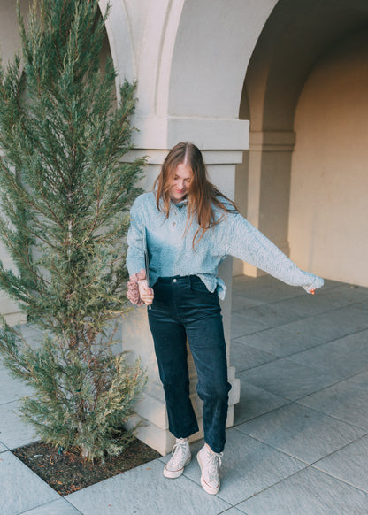 pickwick society sherpa in blue (amy)