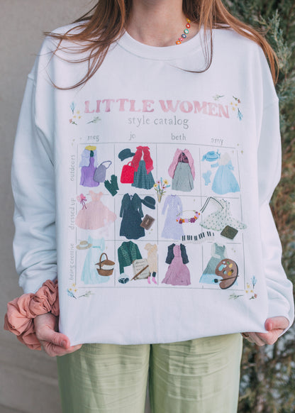 little women style catalog crewneck