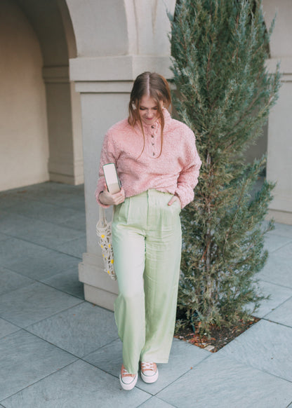 pickwick society sherpa in blush (beth)