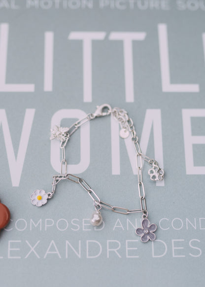big sister bracelet in silver