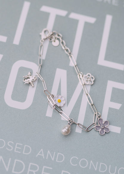 big sister bracelet in silver