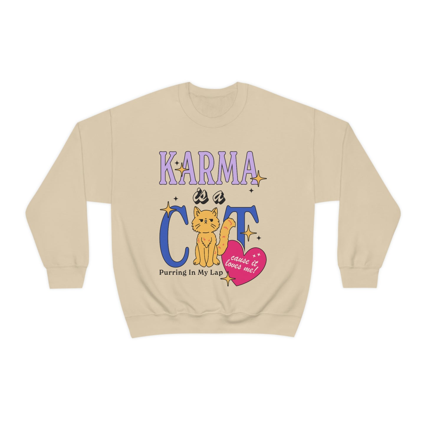 karma is a cat yellow cat edition *drop-shipping*