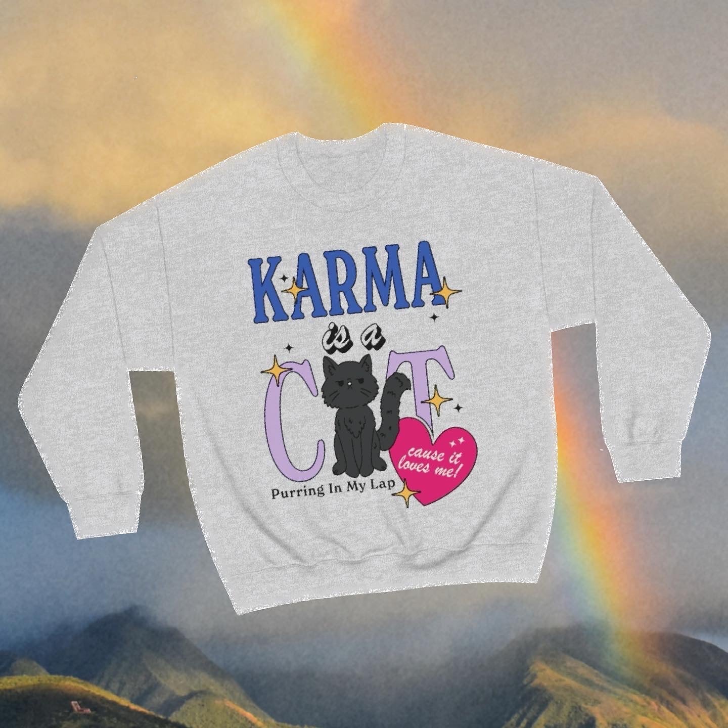 karma is a cat black cat edition *drop-shipping*