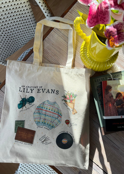 anatomy of lily tote bag