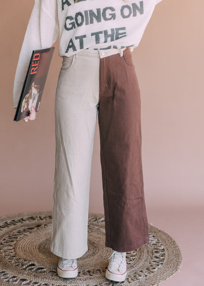 style jeans in mocha